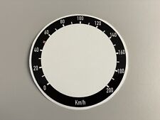 80mm speedometer sticker for sale  Shipping to Ireland