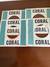 Coral record sleeve for sale  UK