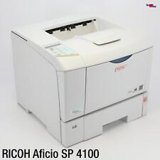 Ricoh Aficio SP 4100 Láser A4 Impresora Printer Lan Ethernet USB Profi 70.700, used for sale  Shipping to South Africa