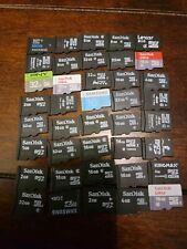40 Micro Sd Cards Bulk Mixed Lot, used for sale  Shipping to South Africa