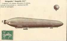 Cpa dirigeable zeppelin d'occasion  France