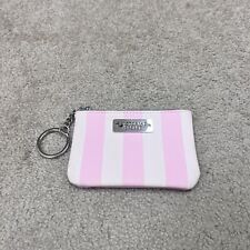 Billetera pequeña con soporte para tarjetas de Victoria's Secret rosa a rayas segunda mano  Embacar hacia Argentina