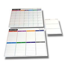 STYLIO Dry Erase Calendar Whiteboard 4 Fine Point Markers & Eraser Included for sale  Shipping to South Africa
