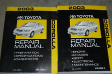 Usado, 2003 Toyota Corolla Service Shop oficina de reparo conjunto manual fabricante de equipamento original comprar usado  Enviando para Brazil