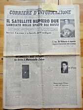 1957 corriere informazione usato  Imola