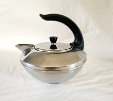 UPware Enamel on Steel Whistling Tea Kettle, Stovetop Teakettle (2.1 Quart,  Black Cat)