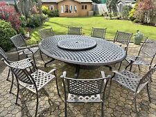 cast aluminium garden chairs for sale  LEIGH-ON-SEA