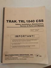 Southwestern ProtoTrak TRL1840CSS Safety, Install, Service and Parts List Manual for sale  Shipping to South Africa