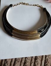 leather choker for sale  BACUP