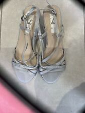 Silver strapped shoes for sale  WARRINGTON