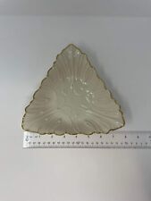 Triângulo de porcelana fina tríade vintage LENOX - Prato de doces/nozes acabamento em ouro 24K / Estado perfeito comprar usado  Enviando para Brazil