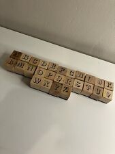 Set wooden alphabet for sale  WOKING