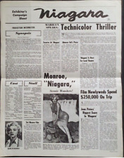 NIAGARA - VINTAGE ORIGINAL 1953 LARGE EXHIBITORS CAMPAIGN SHEET - MARILYN MONROE segunda mano  Embacar hacia Argentina