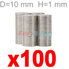 100 NEODIMIO SUPER MM 10X1 MAGNETI CALAMITA MAGNETE CALAMITE CERAMICA FIMO aq, usado comprar usado  Enviando para Brazil