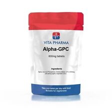 Alpha 99% GPC 600mg tablets VITAPHARMA for sale  Shipping to South Africa
