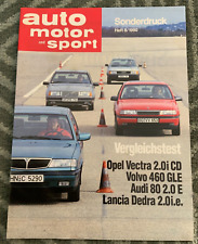 Usado, Sonderdruck Vergleich:Opel Vectra A 2.0, Volvo 460, Audi 80 2.0E, Lancia Dedra comprar usado  Enviando para Brazil