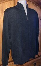Suéter N PEAL London cinza cashmere bidirecional com zíper acabamento cinza claro tamanho G, usado comprar usado  Enviando para Brazil