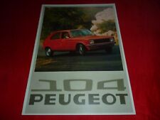 Peugeot 104 prospekt gebraucht kaufen  Emsdetten