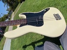 2005 Fender Mark Hoppus Bass Olympic White P Bass Precision- Blink 182 comprar usado  Enviando para Brazil