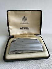 Vintage cased ronson for sale  Shipping to Ireland