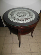 Rauchtisch Beistelltisch Wohnzimmer Tisch rund Chippendale Durchmesser 60 cm, gebraucht gebraucht kaufen  Simmerath