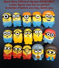 LOTE *ENVIE RANDAM*! 5 peças DIFERENTES Minions Mineez mini figuras soltas brinquedo macio infantil comprar usado  Enviando para Brazil