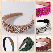 Crystal headband rhinestone for sale  TIPTON