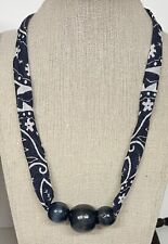 Blue bandana necklace for sale  Columbia