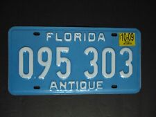 Florida antique license for sale  Crystal River