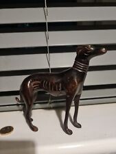 Bronze greyhound whippet for sale  BILSTON