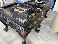 pairs accent tables black for sale  Dover