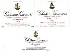 étiquettes chateau giscours d'occasion  Villenave-d'Ornon