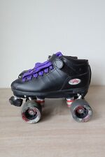 Patines de velocidad Riedell R3 CAYMAN Roller Derby talla 6 interior exterior cuádruple radar segunda mano  Embacar hacia Argentina