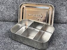 Lancheira Bento de aço inoxidável extra pequena 4 seções 4” X 6” comprar usado  Enviando para Brazil