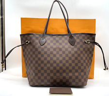 Autêntica bolsa tote Louis Vuitton Damier Plane Neverfull MM N51105 EE030187 comprar usado  Enviando para Brazil