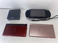 Video Game Handheld Lot Of 4 FOR PARTS & REPAIR AS IS - Ds, GBA Sp, Psp - READ for sale  Shipping to South Africa