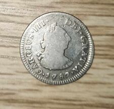 Usado, 1787 México Carolus III de España/España 1/2 moneda/plata plata real segunda mano  Embacar hacia Argentina
