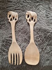 Wooden salad spoon for sale  MAIDSTONE