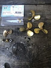 Brass RC Boat Propeller Assortment Of 5 for sale  Shipping to South Africa