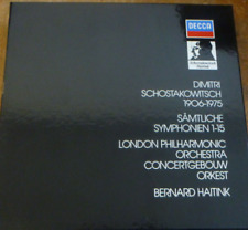 BERNARD HAITINK / SHOSTAKOVICH complete symphonies 1-15    / DECCA 15 LP for sale  Shipping to South Africa