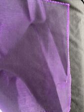 Sheer purple organza for sale  WREXHAM