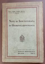 Note immunoterapia otorinolari usato  Mantova