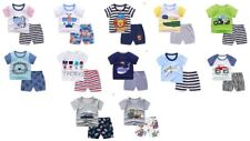 Conjunto de primavera verão infantil bebê menino 2 peças camiseta + terno curto algodão menino 1-4 anos comprar usado  Enviando para Brazil