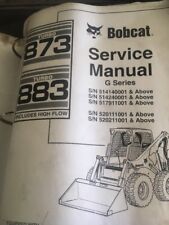 BobCat 873,883 SkidSteer Servicio de taller en profundidad, libro de manual de reparación  segunda mano  Embacar hacia Argentina