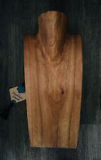 Brown Wood Necklace Stand Tabletop Jewelry Display Holder Rack New With Defect, used for sale  Shipping to South Africa