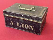 Metal box antique d'occasion  Expédié en Belgium