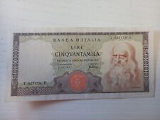 Banconota 50000 lire Leonardo 3/7/1967 usato  Villanova Di Camposampiero
