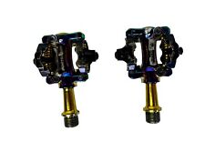 Bontrager Comp Mountain Bike Pedals - Chameleon Gold Purple, used for sale  Shipping to South Africa