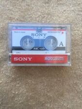 Used, Sony Micro Cassette MC-60 Lot Of 5 Used Once Pre Recorded for sale  Shipping to South Africa