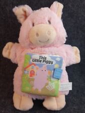 Usado, Boneco de mão Demdaco de pelúcia porco rosa este pequeno porquinho coleção Love Play comprar usado  Enviando para Brazil